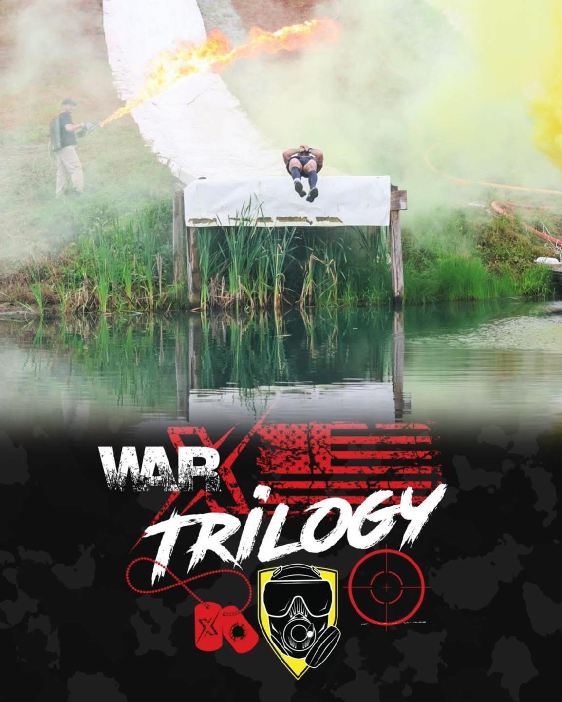 Don’t miss this year’s War-X Trilogy OCR!!! Only 5 days until we get the party started 😎
#warxtrilogy #obstaclecourse #nextlevel #prepareforglory #embracethesuck #tohellandback #suckitupbuttercup #battleharder #waterslide #americanflag